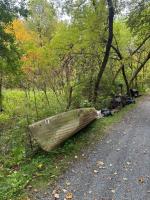 State police investigating dumping along Missisquoi Valley Rail Trail