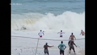 Good Samaritans rescue tourist from strong waves in the Bahamas