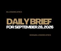 African Wealth Briefing — Tues., Sept. 29, 2026
