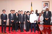 President Museveni calls for more Japanese Investment, Road Equipment