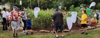 Monarch tagging event draws a variety of Boonville community members