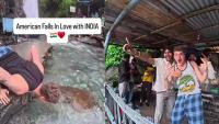 Viral Video | American Tourist Drinks Directly From Himachal Stream, His Reaction Leaves Internet Talking (WATCH)