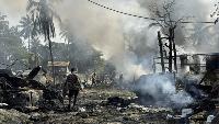 Myanmar airstrike on Rakhine market kills 50, injures 58