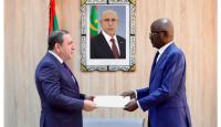 Minister of Foreign Affairs receives a Copy of the Credentials of the Ambassador…