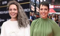 Olivia Colman, 52, debuts new long grey hair at screening of new film Wicker during the Zurich Film Festival