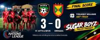 Sugar Boyz Soar to 3-0 Victory Over Grenada