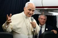 Aboard Papal Plane From France, Pope Leo XIV Says He’s Not Losing Sleep Over AI Apocalypse Fears