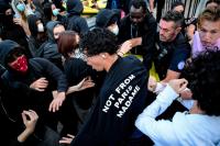 French high schools blocked as student protests escalate, police fire tear gas