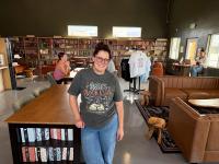 Bookstore and beverages
