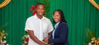 Dominica farmer Dywany St. John receives CARICOM Farmer of the Year 2026 award in Jamaica