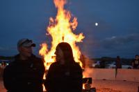 Hohenfels Tigers show school pride during homecoming bonfire