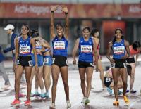 Asian Games 2026: Women’s relay team, Neeru Dhanda strike gold as India enters top-10 in medal tally