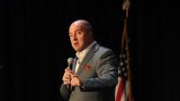 Nebraska Athletic Director Troy Dannen gives opening keynote speech at Governor's Summit