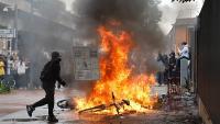 French students clash with police as blockades over conditions in schools intensify