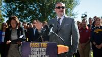 Trump celebrates Senate passage of legislation to overhaul college sports