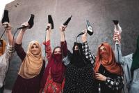 Global Peace Photo Award: The Hairdryer of Afghan Women in Exile