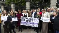 'Nobody is opening the door to us': Parents protest over children's disability services