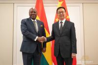 Mahama holds talks with Han Zheng in New York to deepen Ghana-China ties
