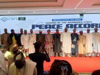 Governorship candidates sign peace accord in Adamawa