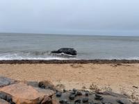 Florida Driver Crashes into Ocean near Falmouth Beach, Abandons His Car, and Checks Into Nearby Hotel
