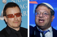 Bono and Israeli minister in fierce row after musician likens him to Hitler's right-hand man