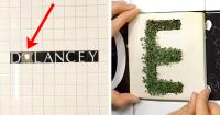 Artist Replaces Broken Letter Tiles in NYC Subway Stations With Handmade Moss Art