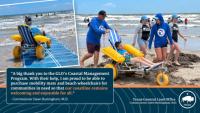 Texas General Land Office Purchasing Mobility Mats and Beach Wheelchairs to Help Make Texas Beaches Accessible For All
