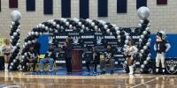 Las Vegas Raiders hold pep rally to honor student achievement