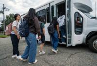 Students Take a Bus Ride to a Different Rutgers
