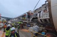 Powerful drill roars to life to dig Hudson River tunnel connecting New York and New Jersey
