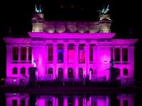 Over 80 Belgian municipalities light up in pink on eve of Breast Cancer Awareness Month