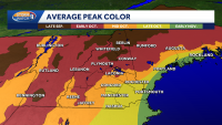 New Hampshire foliage map: Northern areas near peak, colors in south starting to emerge