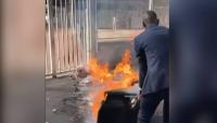 Controversy in Saint-Denis: Bally Bagayoko denies setting fire to a trash can; a longer video sheds light on the incident