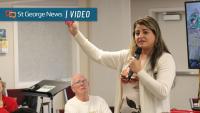 Middle Eastern woman speaks about Christian discrimination, charity during 'shoebox' event in Washington
