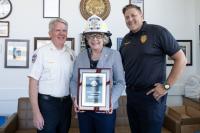 Senator Carla Nelson honored by Minnesota Fire Chiefs for career-long support of fire service