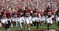 UA football players speak to media before first ranked matchup