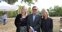 Cheyenne and Arapaho Tribe dignitaries lead ground blessing at Gold Strike Park