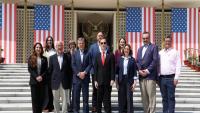 US envoy Sergio Gor hosts regional conference of American ambassadors