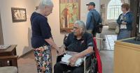 Artist Hopid co-founder Neil David Sr. visits MNA exhibit honoring collective