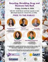 Orland Park offers free shredding, electronics and drug disposal Oct. 9