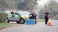 British police find no explosives in vehicles of men detained near base used by US
