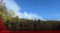Large brush fire spreads to 297 acres at Oak Mountain State Park; 80% contained