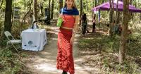 Fashion show takes over the woods at Constitution Lakes Park