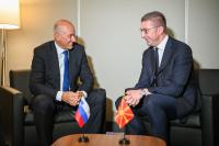 Prime Minister Janša holds bilateral meetings in New York