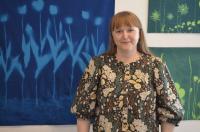 Cyanotypes and textiles at Arbor Gallery