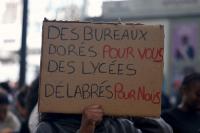 Injuries and arrests as French high school student protests spread