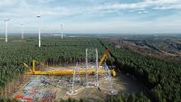 World's tallest wind turbine reaches final height in Germany's former coal mining region