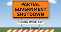 Governor declares partial government shutdown