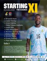Asare starts against Gambia