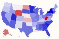 Map Shows Which State Economies Are Growing and Shrinking Ahead of Midterms